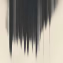 an illustration with many different lines of light coming from behind