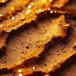 some food with drops of water on it