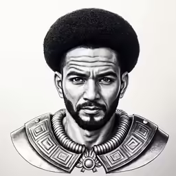 a man with a crown is wearing a hat