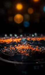 a closeup of food with the focus on the meat