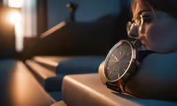 a close up of a person wearing a watch