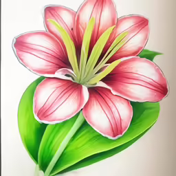 a flower that is on top of green leaves