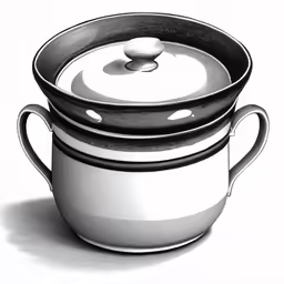 three bowls are stacked in the same position