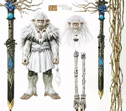 a rendering from the harry potter book of character designs