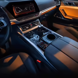 a car dashboard with modern technology including a digital cockpit