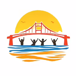 people standing in the water with their arms up