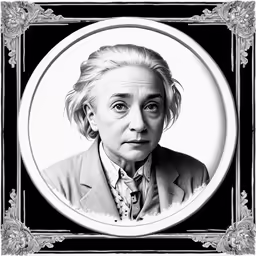 a woman in a suit and tie posing for a photo