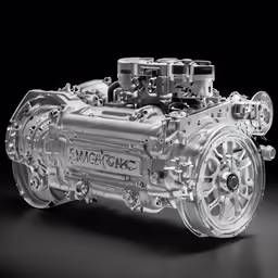 a picture of an engine from the side