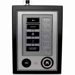 an old style electronic device with buttons and controls