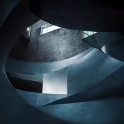 this is the interior of an abstract building