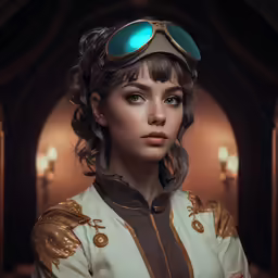 a girl is posing with her glasses on