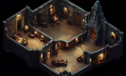 a very big nice looking and dark looking room