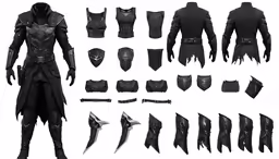 some sort of armor that is being modeled for a game