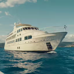 a boat that is floating in the water