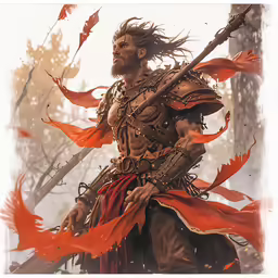 an image of a man with a weapon in his hands