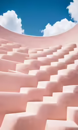 a desert with pink sand in the sun