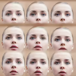 the different stages of facial reconstructions for females