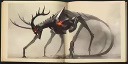 a giant monster made out of metal and plastic