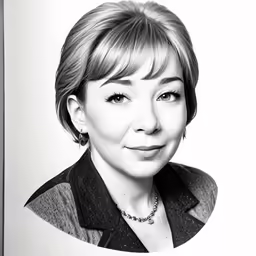 a woman wearing an elegant necklace and earrings in a black and white photo