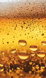 there is a bunch of bubbles on the water