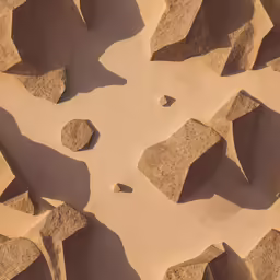 this rock formation looks like it has been cut open