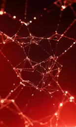 an array of circles, lights, and wires