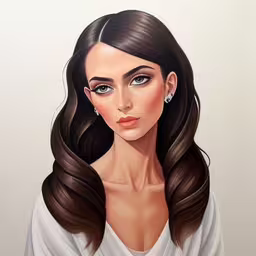 illustration of a woman