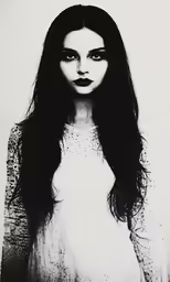 an image of a woman wearing long hair