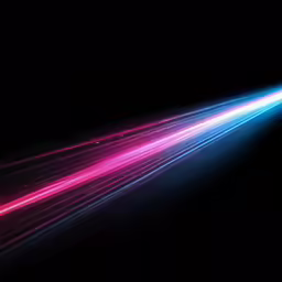 the light streaks from the object are clearly visible