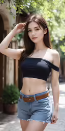 an attractive asian woman posing for a picture