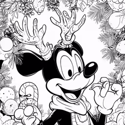 minnie mouse coloring pages to print and color