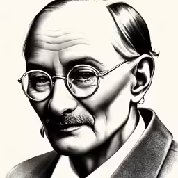 an illustration of albert hill by michael walker