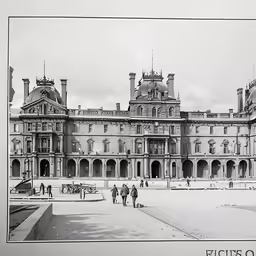 a view of the main building, from the courtyard