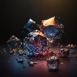 a group of objects that look like the inside of an object