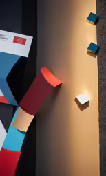 a large red vase is sitting on the floor
