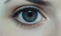 the eye of a person that has an odd eye color