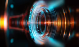abstract photograph of camera lens close up