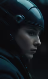 a person in a helmet and goggles on their head