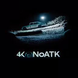 a black picture with the 4k logo and vehicle
