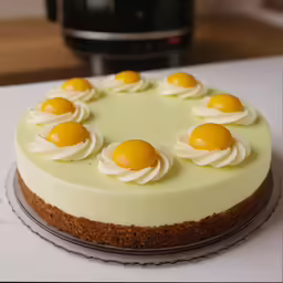 a close - up shot of the top half of a cake