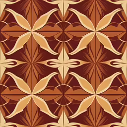 the background is an abstract, geometric pattern