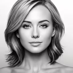 an attractive woman with blonde hair posing