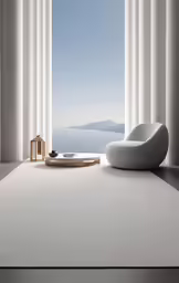 an image of a living room setting with white furniture