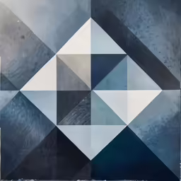 a black and white picture of a geometric pattern