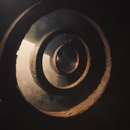an image of an object that looks like a spiral