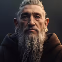 an image of an old man with white beards