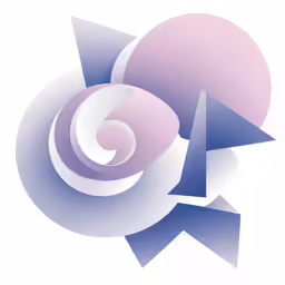 a pink and purple abstract design