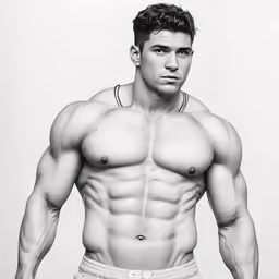 a man in boxers is posing for a photo