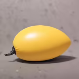 a small piece of fruit on a white background