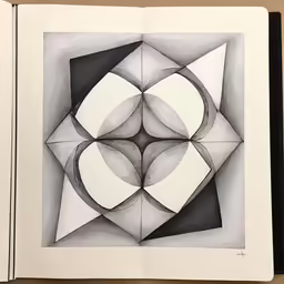 an abstract artwork, which is very interesting and interesting